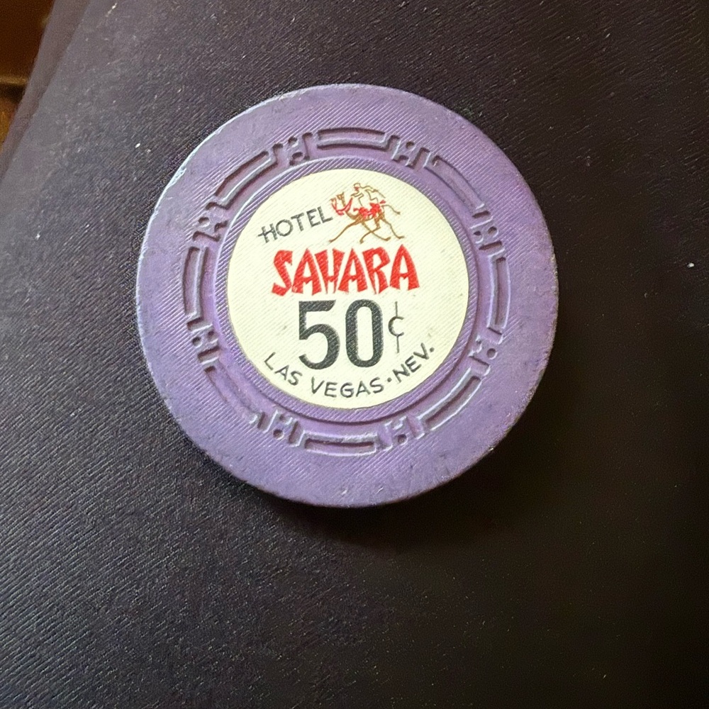 Vintage Sahara Las Vegas Casino Chip